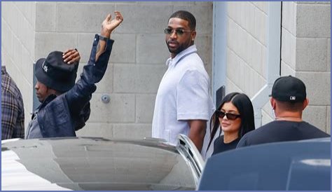 Tristan Thompson Appears To Give Kylie Jenner Side-Eye In Front of Travis Scott: Pics